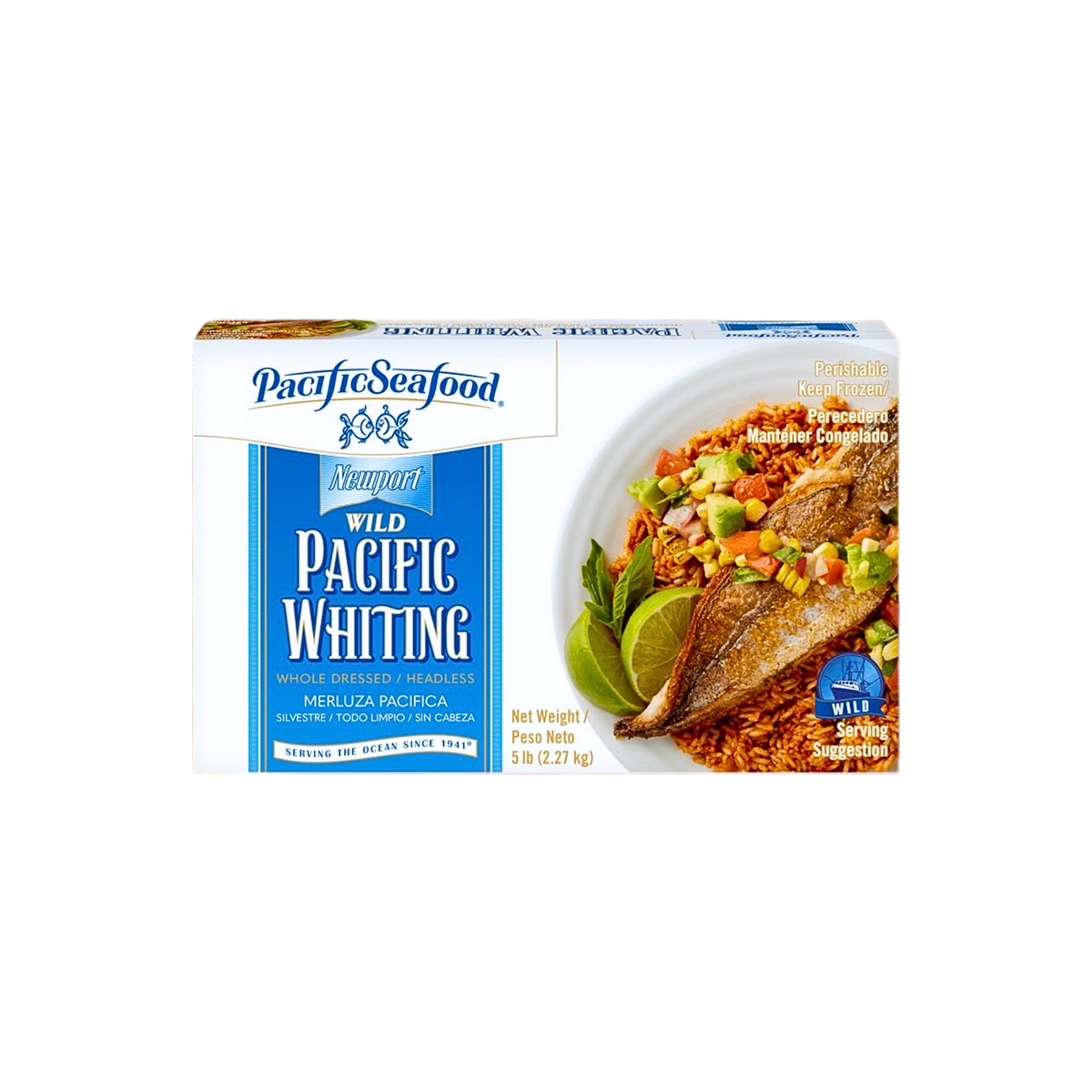 Pacific Seafood Wild Pacific Whiting Fish